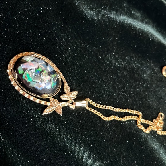 Gold Nature-Inspired Statement Necklace - Picture 9 of 9